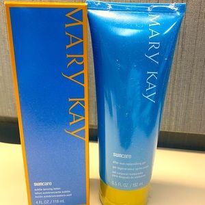 Mary Kay tanning lotion and after sun care.